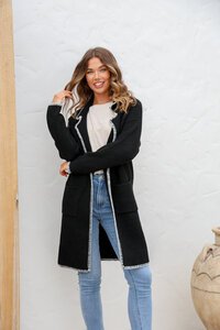 Miracle Blanket Stitch Coatigan