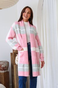 Miracle Check Pocket Coatigan