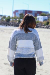 Miracle Stripe Button Cardi