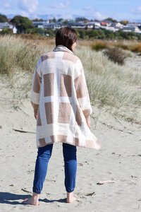 Miracle Check Pocket Coatigan
