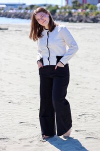 Miss Manlow Bow Trim Button Cardi