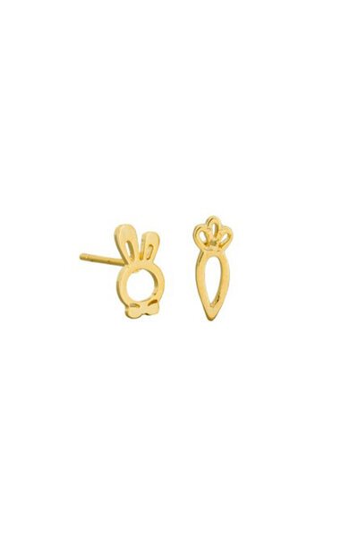 Tiger Tree Fluffy Bunny Studs-hc-new-Hello Cyril.