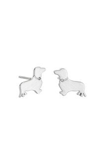 Tiger Tree Silver Bowie Earrings