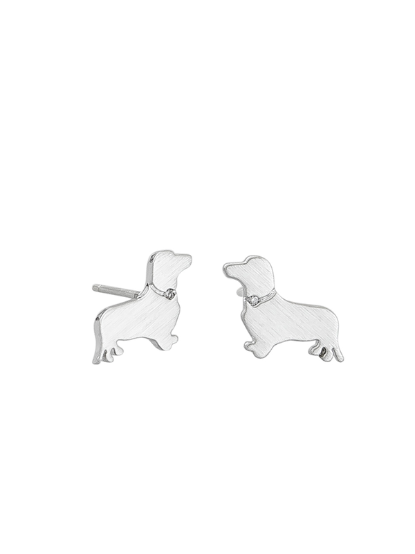 Tiger Tree Silver Bowie Earrings
