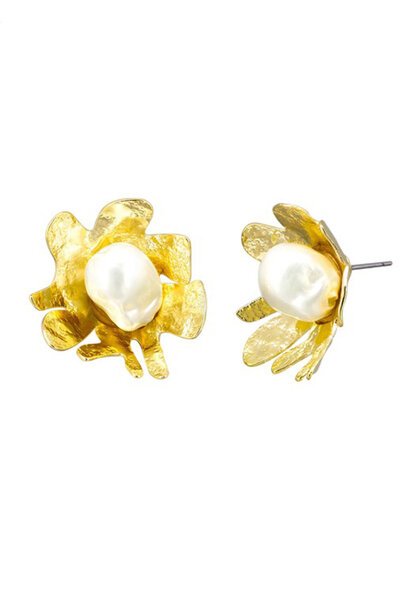 Tiger Tree Gold Eden Pearl Earrings-gift-guide-Hello Cyril.