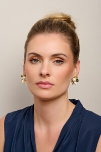Tiger Tree Gold Eden Pearl Earrings