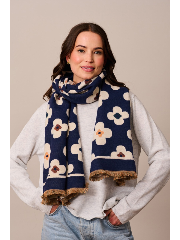 Tiger Tree Flower Scarf