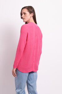 Memo High Neck Button Back Jumper