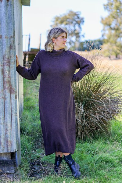 Foil Roll Neck Dress-shop-by-label-Hello Cyril.