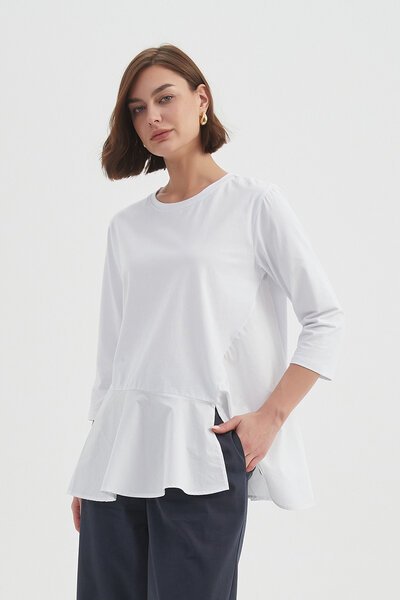 Tirelli Split Hem Combi Top-shop-by-label-Hello Cyril.