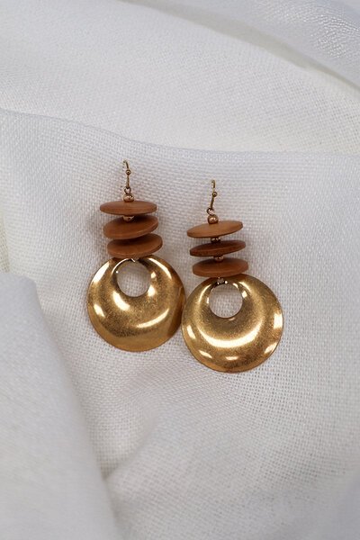 SHE Jewellery Sunkissed Disc Earrings-she-jewellery-Hello Cyril.