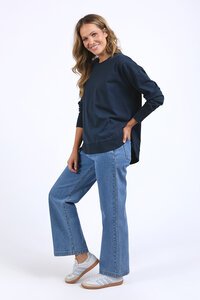 Foxwood Navy Farrah Long Sleeve