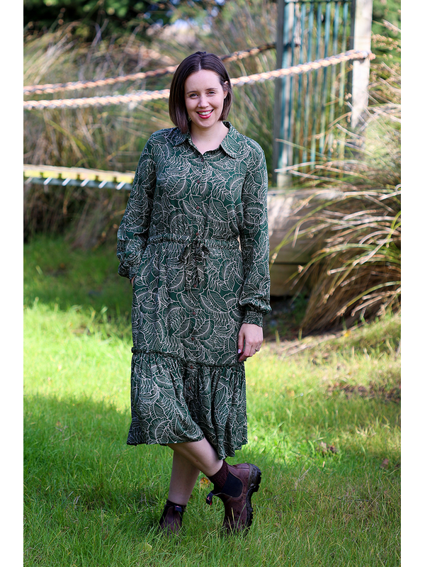 Democracy River Tiered Dress