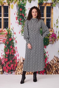 Classified Bianca High Neck Dress