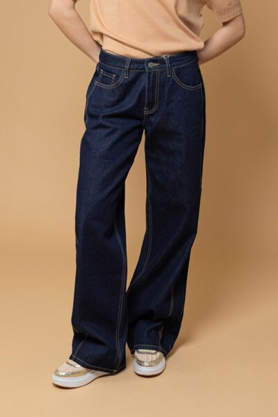 Honey Denim Ruby Wide Leg Jean-hc-new-Hello Cyril.