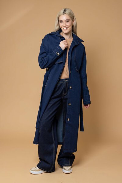 Honey Denim Zelda Denim Trench Coat-hc-new-Hello Cyril.