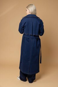 Honey Denim Zelda Denim Trench Coat
