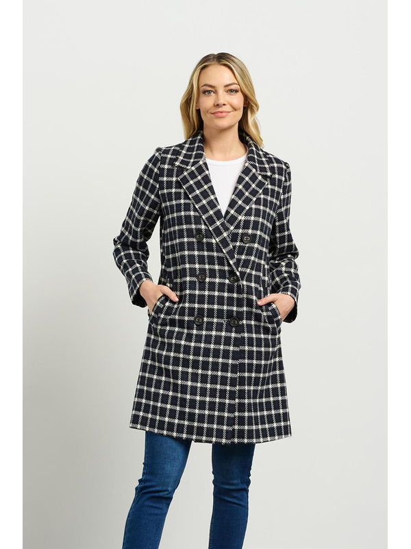 Et Alia Ezra Plaid Coat 