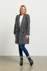 Et Alia Ezra Plaid Coat 