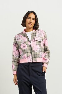 Et Alia Benny Plaid Bomber