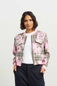 Et Alia Benny Plaid Bomber