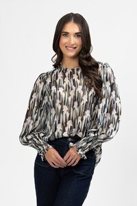 Leila + Luca Tulip Smudge Timely Top