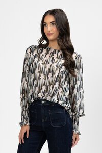 Leila + Luca Tulip Smudge Timely Top