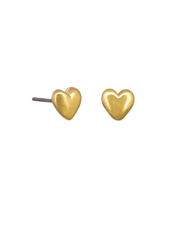 Tiger Tree Pixie Heart Studs