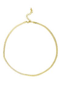 Tiger Tree Gold Crinkle Chain Necklace