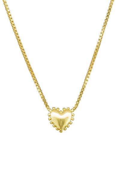 Tiger Tree Large Ball Edged Heart Necklace-gift-guide-Hello Cyril.