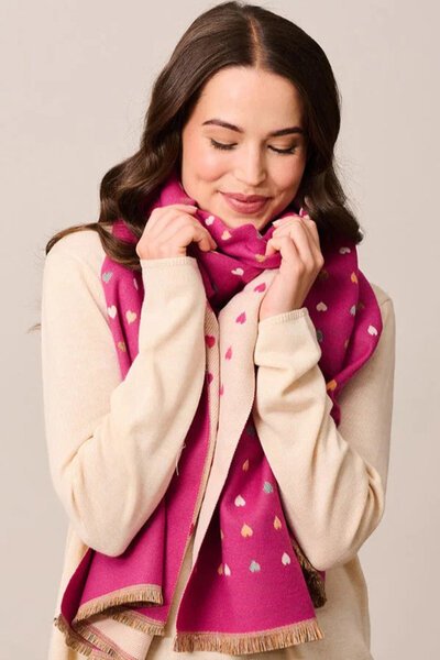 Tiger Tree Mini Hearts Scarf-hc-new-Hello Cyril.