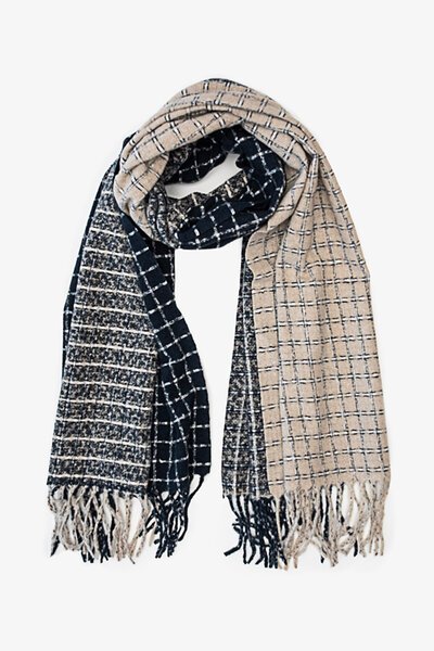 Antler Nautical Grid Scarf-gift-guide-Hello Cyril.