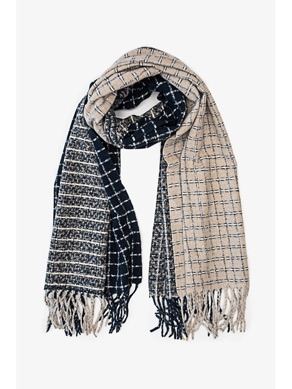 Antler Nautical Grid Scarf