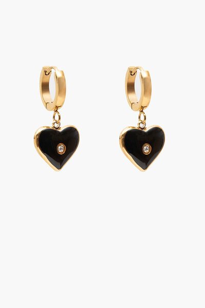 Antler Heart of Stone Huggie Earring-gift-guide-Hello Cyril.