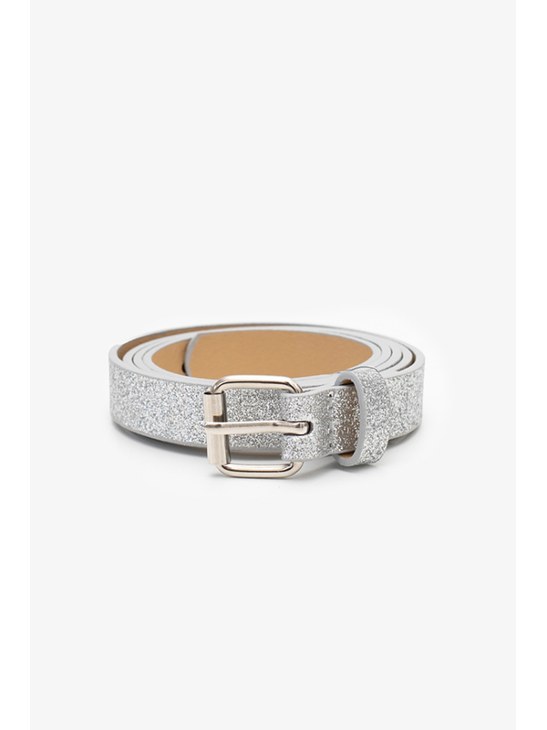 Antler Silver Glitter Belt
