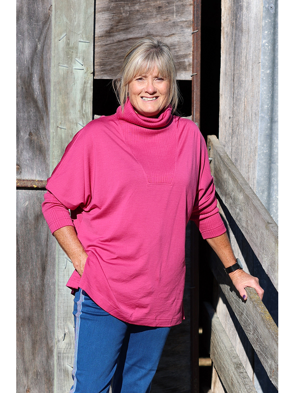 Foil Rib Detail Merino Jumper