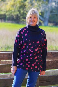 Foil Rib Detail Merino Jumper