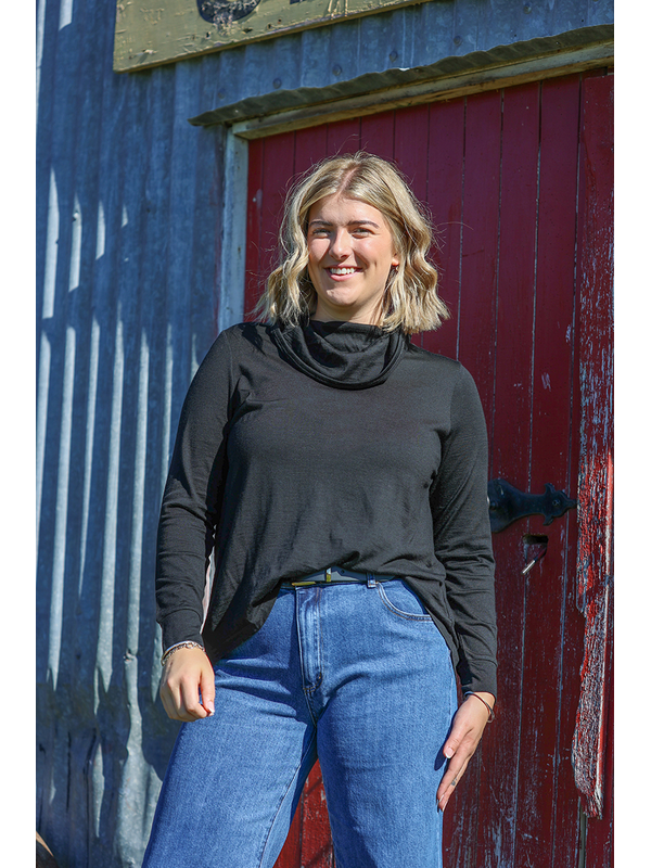 Foil Merino Cowl & Swing Jumper