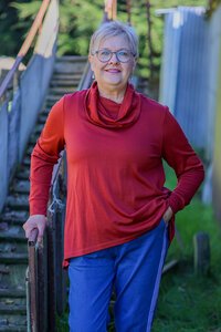 Foil Merino Cowl & Swing Jumper