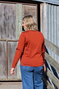 Foil Merino Puff & Ruffle Sleeve Jumper