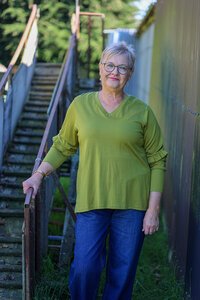 Foil Merino Puff & Ruffle Sleeve Jumper