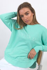 Simplified Neon Mint Crew