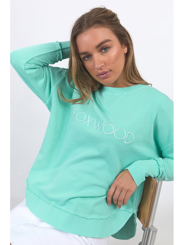 Simplified Neon Mint Crew