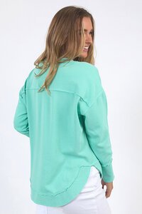 Simplified Neon Mint Crew