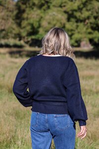 Stella + Gemma August Navy Cardigan