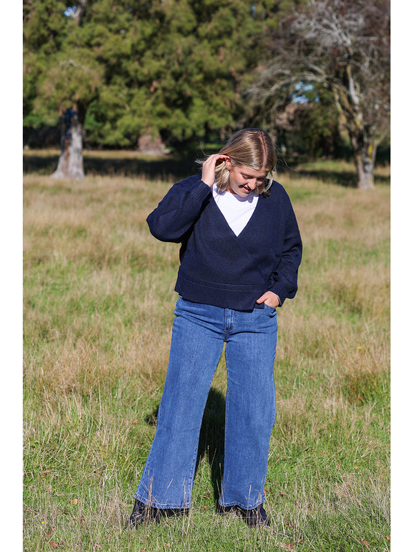 Stella + Gemma August Navy Cardigan