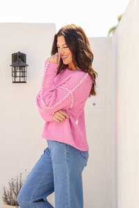 Miss Marlow Blanket Stitch Miley Knit