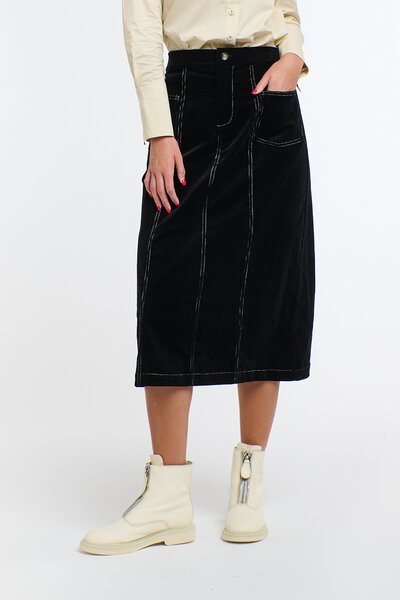365 Days Bonnie Cord Skirt-hc-new-Hello Cyril.