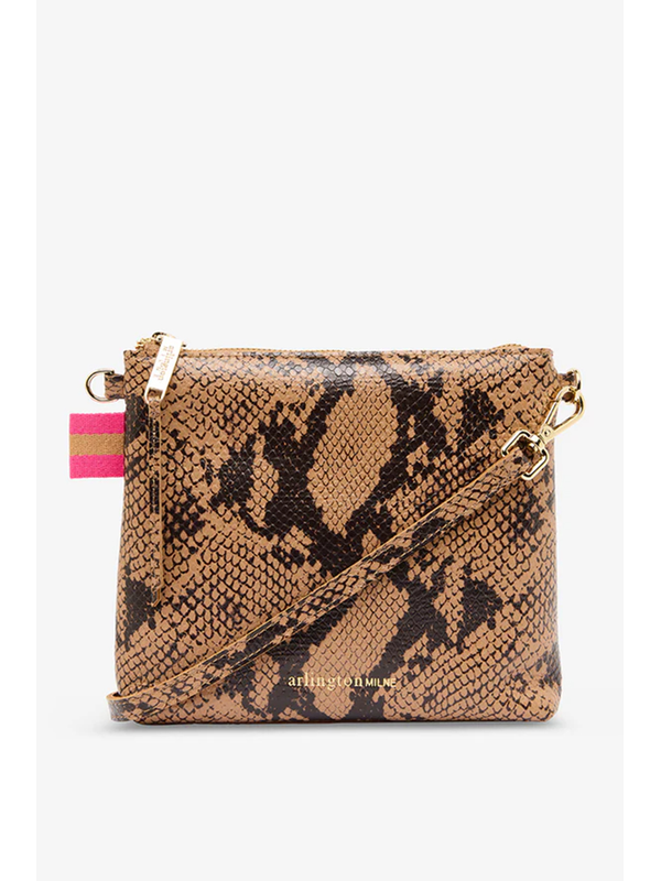 Arlington Milne Alexis Crossbody Python Bag