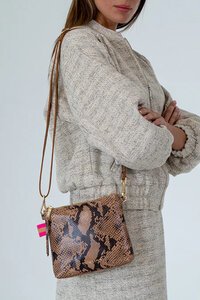 Arlington Milne Alexis Crossbody Python Bag